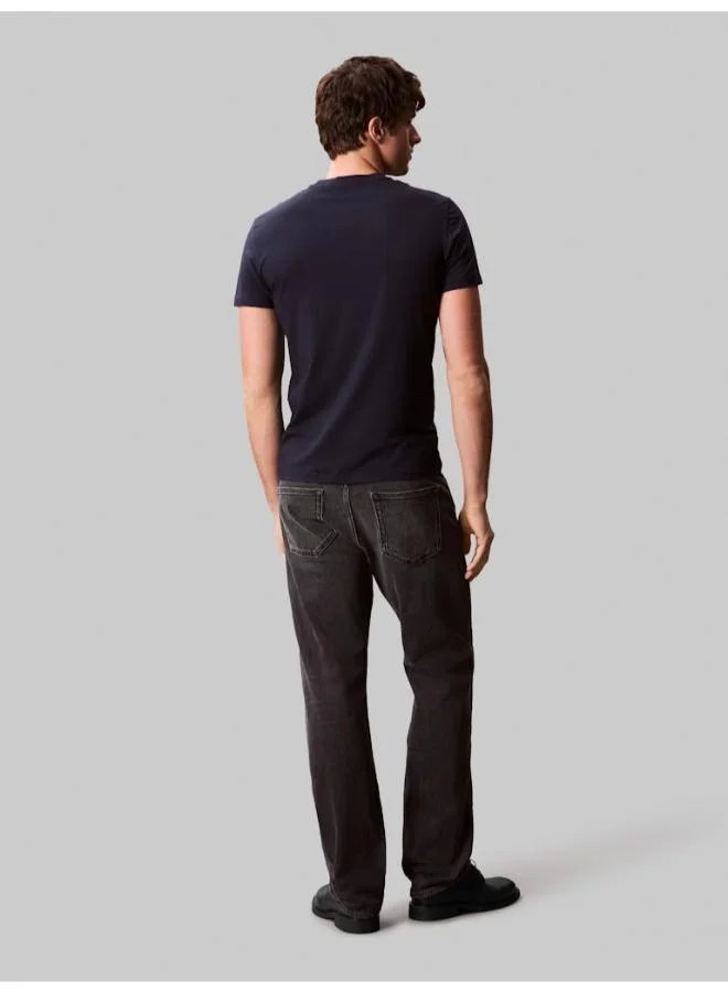 CALVIN KLEIN Slim Stripe Short Sleeve T-Shirt