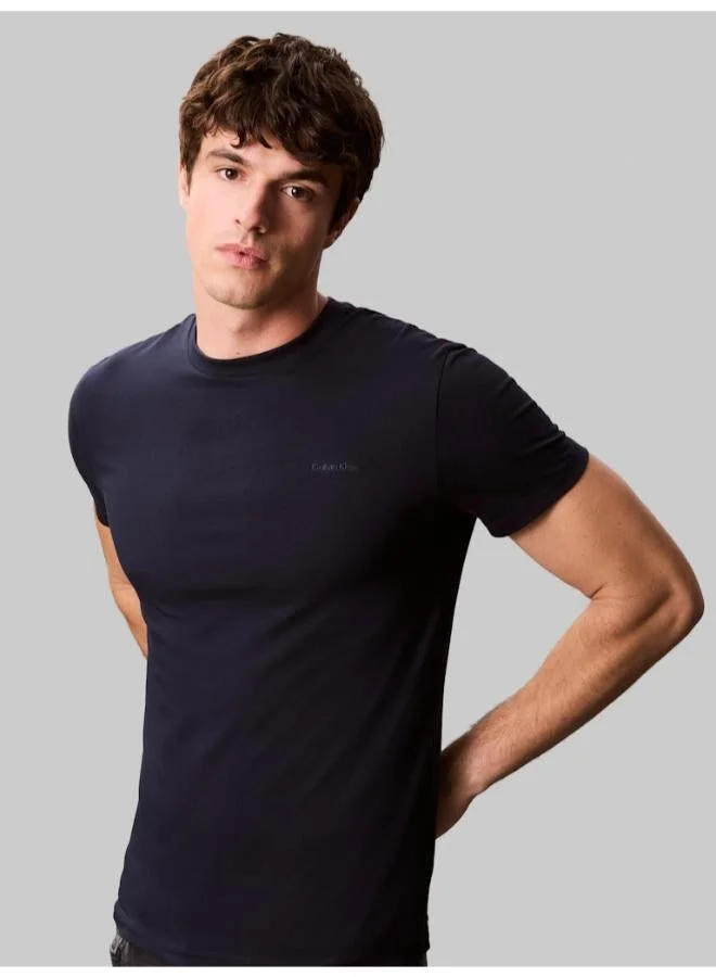 CALVIN KLEIN  Slim Liquid Touch Cotton T-shirt for Men | Best Price UAE
