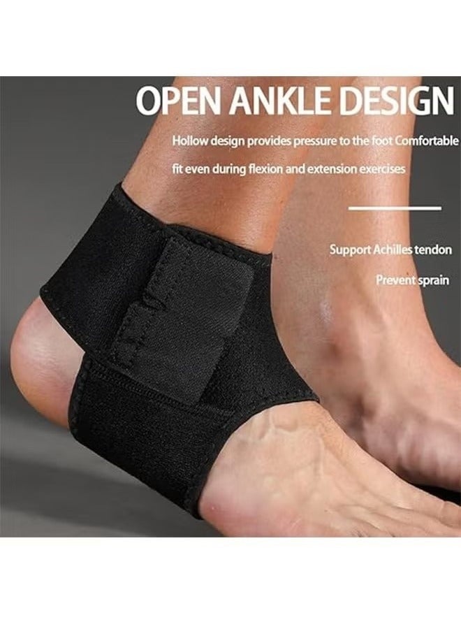 جينجبا سابورت دعامة الكاحل القابلة للتعديل للرجال والنساء - دعامة رياضية لتخفيف آلام وتر الكعب والتهاب اللفافة الأخمصية وإصابات الكاحل، مقاس واحد يناسب جميع أحجام الكاحل، "دعامة الكاحل الرياضية" - Image 3