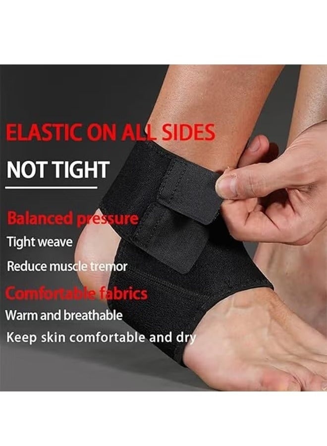 جينجبا سابورت دعامة الكاحل القابلة للتعديل للرجال والنساء - دعامة رياضية لتخفيف آلام وتر الكعب والتهاب اللفافة الأخمصية وإصابات الكاحل، مقاس واحد يناسب جميع أحجام الكاحل، "دعامة الكاحل الرياضية" - Image 5