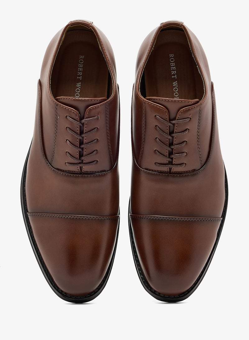 روبرت وود أحذية أكسفورد كلاسيكية رسمية برباط - Image 4