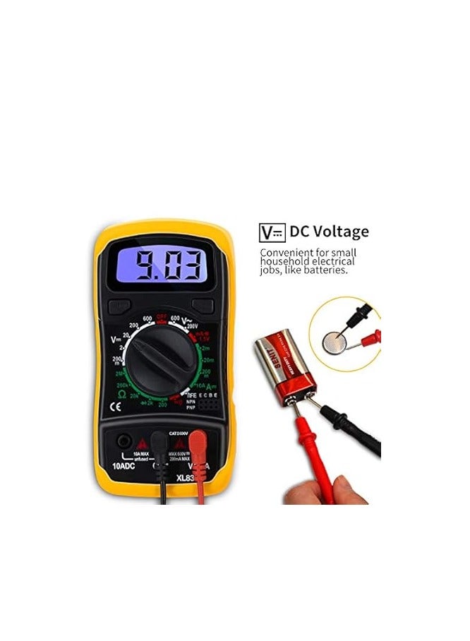 xl830l Professional Portable Digital Avometer AC/DC max 600v  - Image 4