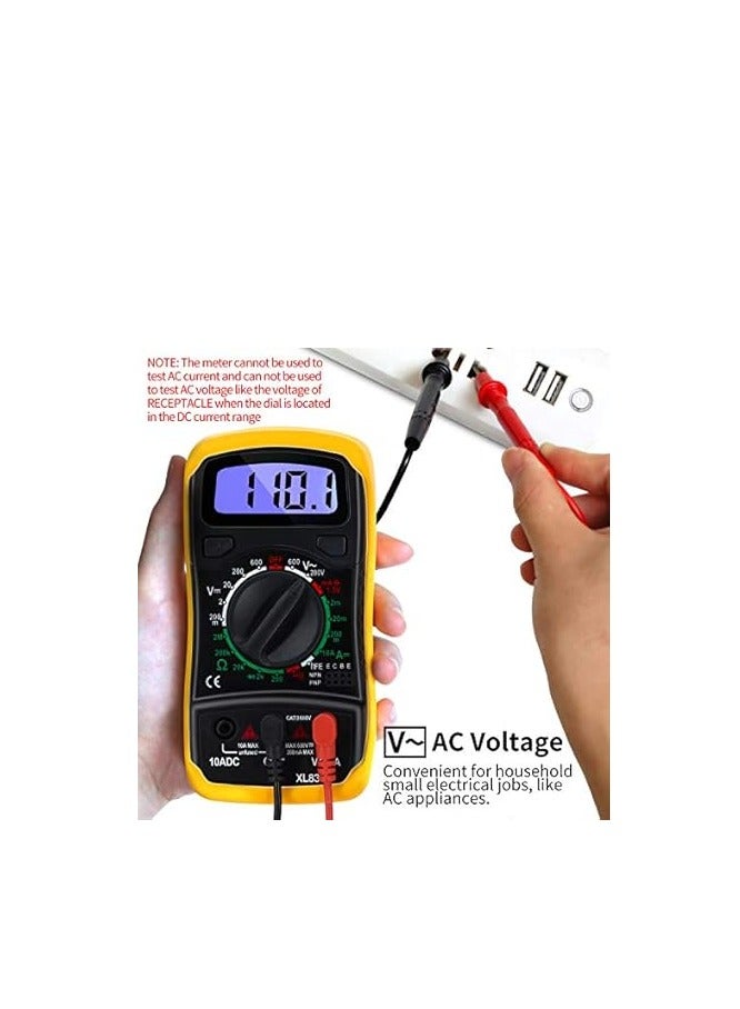 xl830l Professional Portable Digital Avometer AC/DC max 600v  - Image 5