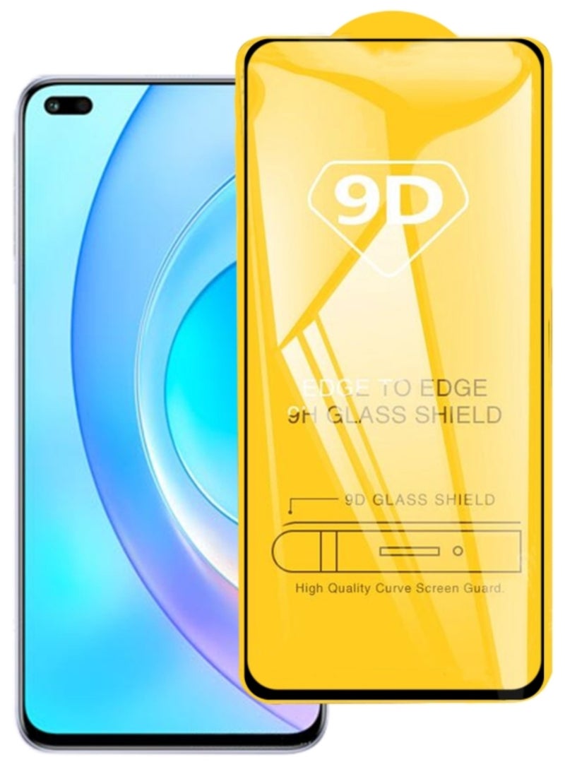 ماركة غير محددة - واقي شاشة من الزجاج المقوى متوافق مع هاتف Huawei Honor 50 Lite، تغطية كاملة شفافة ومضادة للخدش، تركيب خالٍ من الفقاعات - Image 1