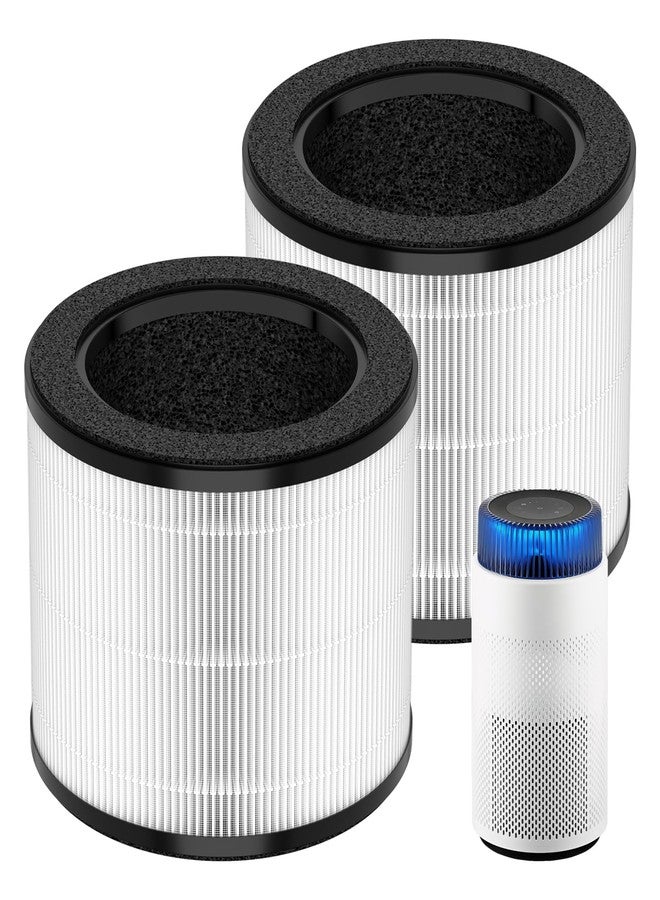 Sinnya 2 Pack Airmega 100 Filter Replacement Fit for Coway Airmega 100 Air Puri-Fier for Bedroom Home up to 810 ft², 3-in-1 H13 True HEPA and Deodorization Filter - Image 1