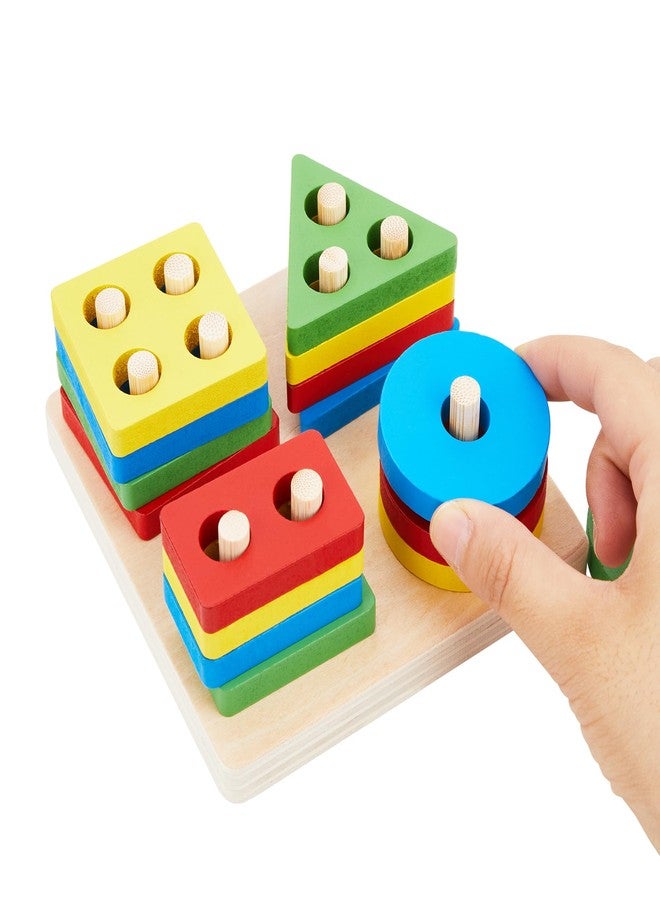 Amviner Dementia Activities for Seniors, Wooden Matching Puzzle Board - Image 1