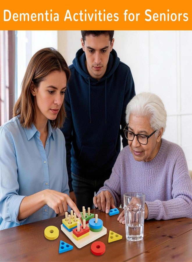 Amviner Dementia Activities for Seniors, Wooden Matching Puzzle Board - Image 5