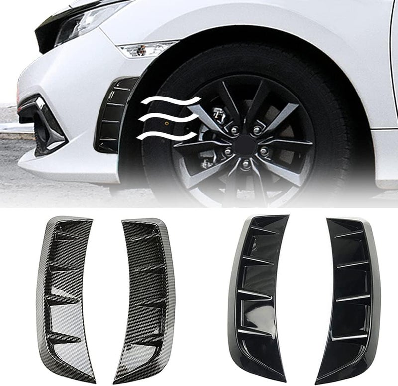Curboom Car Decorative Intake Side Vent Decal - Universal Auto Fender Cover Trim Scoop Air Flow Shark Gills - Image 1