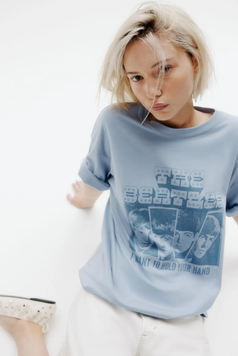 H&M Oversized printed T-shirt