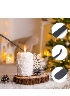 Rock Pow 3 in 1 Candle Wick Trimmer Set Candle Tool Accessories with Wick Trimmer Wick Dipper Candle Snuffer Extinguisher to Safe Extinguish Candlelights for Candle Lovers (Black)  - Image 5