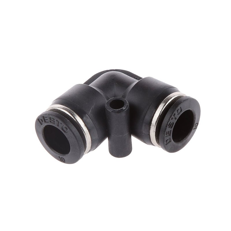 MagiDeal Magideal 10pcs Tube OD 10mm L Elbow Union Pneumatic Connector Air Line Quick Fitting  - Image 5