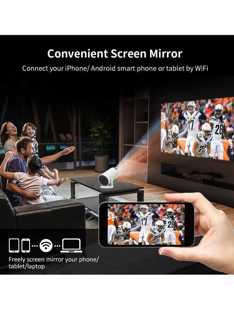 ELTRAZONE "Mini Projector with Game Controller – 2-in-1 1080P Projector with 64GB Storage, 10,000+ Retro Games, WiFi 6, and Bluetooth 5.0" - Image 2