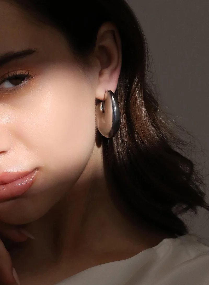 SOHI Chunky-LumÃ© Artificial Hoop Earring Jewellery