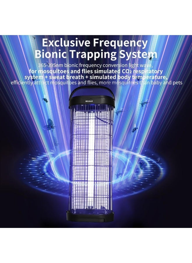 Bug Zapper Big with UV Light | Electric Mosquito Killer Lamp Indoor & Outdoor | Safe & Silent Insect Trap for Home, Garden, Bedroom - Image 2