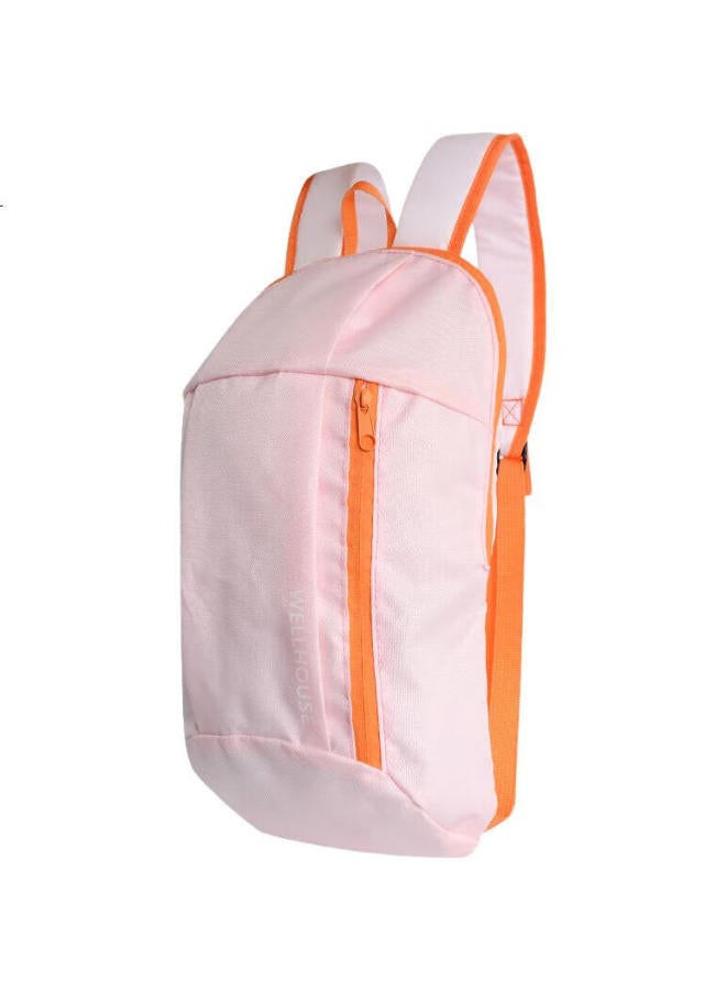 Wellhouse Backpack Outdoor Double Shoulder Bag Children'S Student Bag Travel Bag Hiking Bag Unisex Casual Bag - Cherry Blossom Pink - Image 2