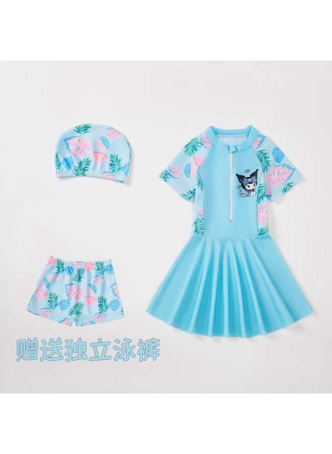 Children's Swimwear Girls' Swimwear Big Kids Girls New Summer Baby Sunscreen Princess Swimwear