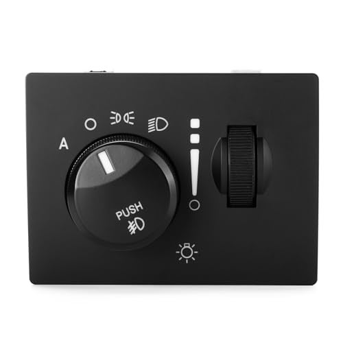 SOAESCN 68019789AE Headlight Switch,Fog Light Switch Control for Dodge Charger 2006-2012, 2008-2011 Challenger, 2005-2008 Magnum, 2005-2011 Chrysle 300 HeadLamp Switch 68019789AC 68019789AD HLS1259 - Image 4