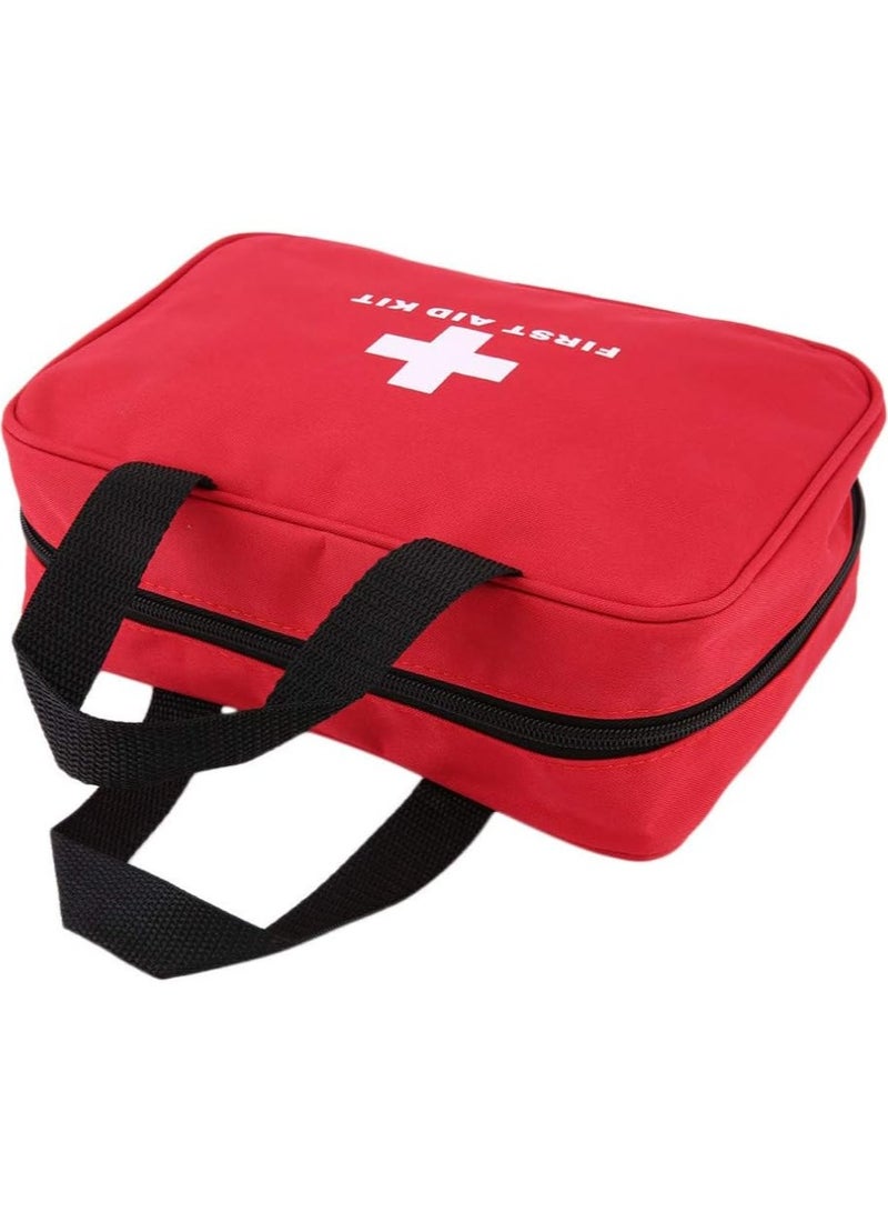 Small First Aid Kit Bag Empty, First Aid Bag Pouch Compact Survival Medicine Bag for Home Office Car Businesses Camping(Empty Bag) - Image 4