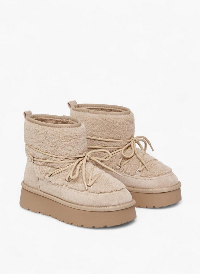 Celeste Women Lace-Up Ankle Boots - Image 3