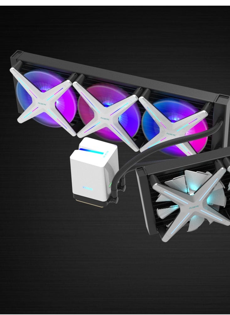 ALSEYE - CPU Coolers ALSEYE X-360 MULTI COLOUR RGB FOR CPU - Image 1