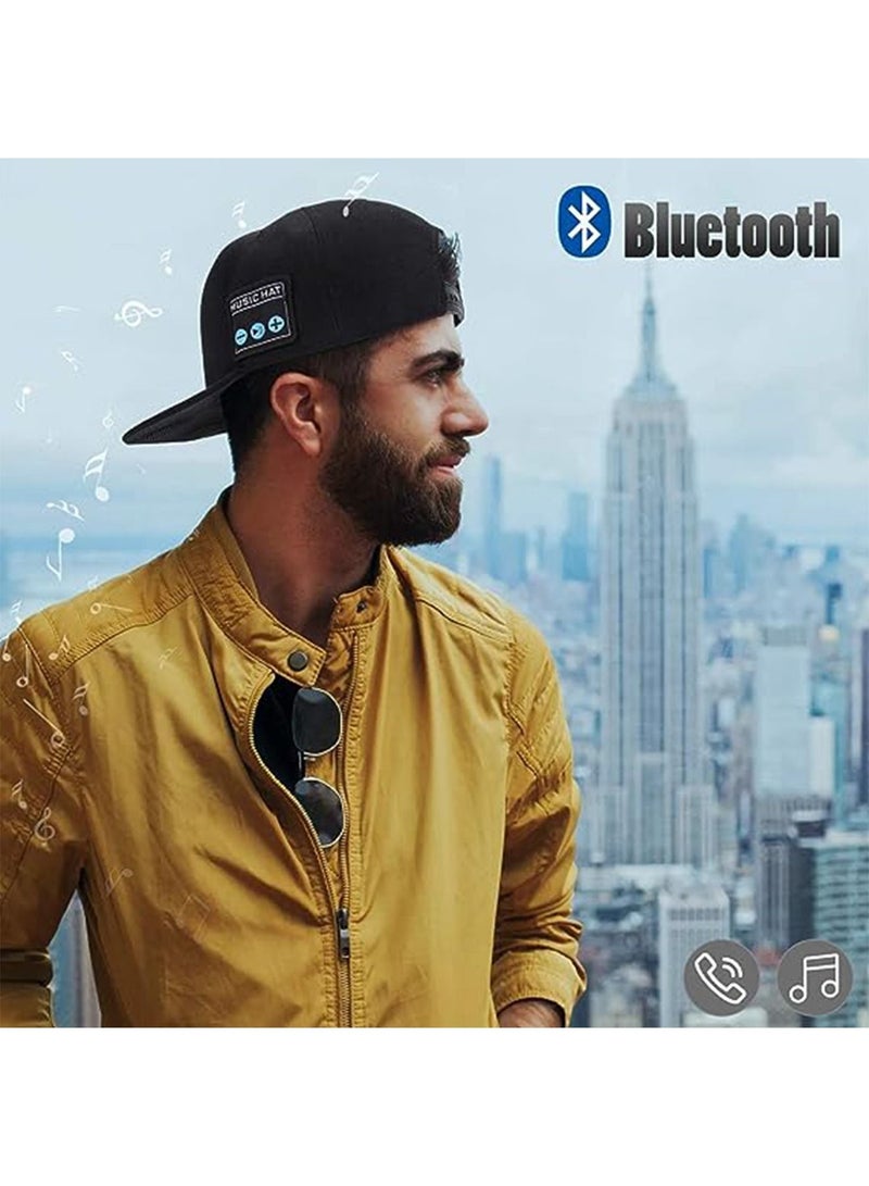 Outdoor Wireless Bluetooth Music Baseball Cap Rechargeable Bluetooth Music Hat Sun Hat with Amplifier Sound System Black - Image 5