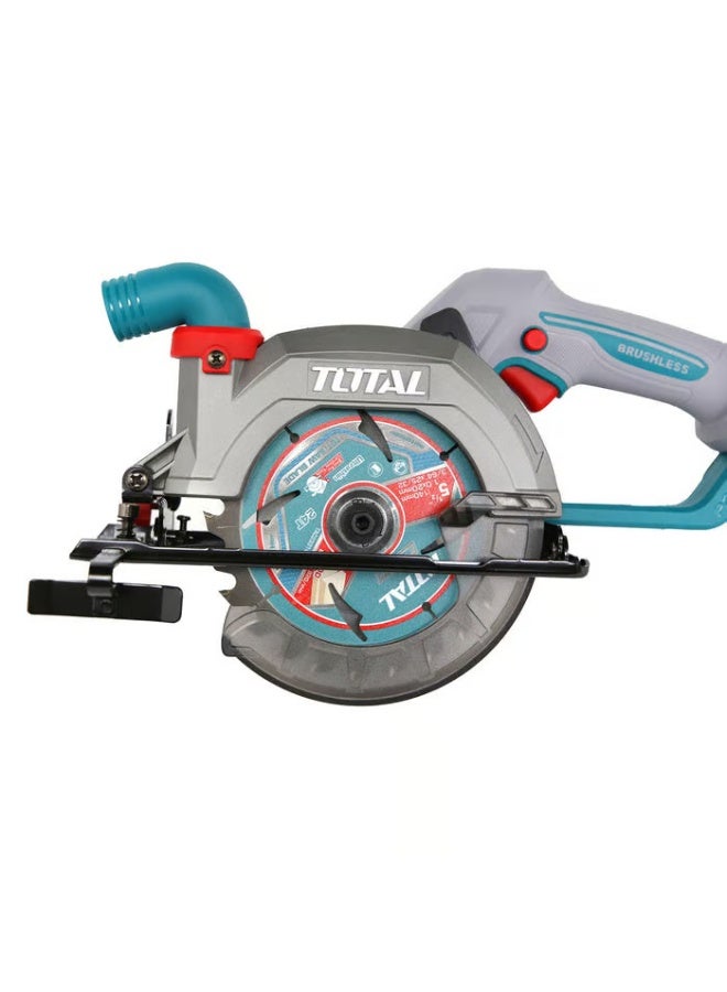 TOTAL 20V Brushless Circular Saw with 4.0Ah Battery & Charger  Industrial Power Tool  High RPM Cutting  Model P203-1 - Image 5