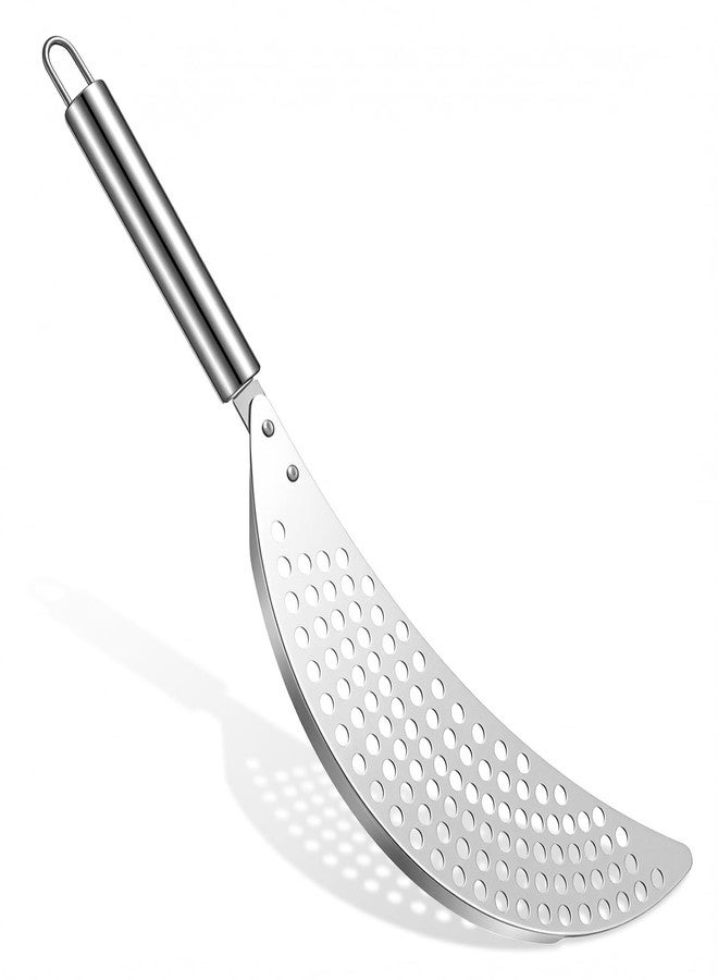 Guduling Pot Strainer with Handle,Stainless Steel Strainer for Pot,Pan Strainers for Universal Stovetop Drain Insert,Noodles, Fried Foods & Fruit, Fits Most Pots and Pans - Image 1