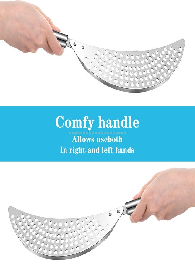Guduling Pot Strainer with Handle,Stainless Steel Strainer for Pot,Pan Strainers for Universal Stovetop Drain Insert,Noodles, Fried Foods & Fruit, Fits Most Pots and Pans - Image 5