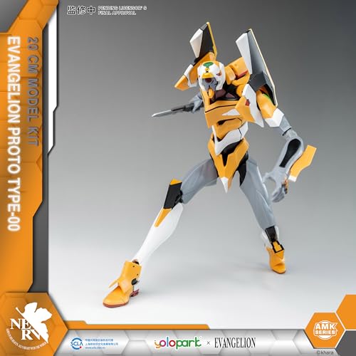YOLOPARK Evangelion Figure - 7.87 Inch Highly Articulated Humanoid Decisive Weapon Neon Genesis Evangelion Model Kit (EVA-00) - Image 4