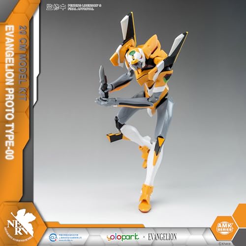 YOLOPARK Evangelion Figure - 7.87 Inch Highly Articulated Humanoid Decisive Weapon Neon Genesis Evangelion Model Kit (EVA-00) - Image 5
