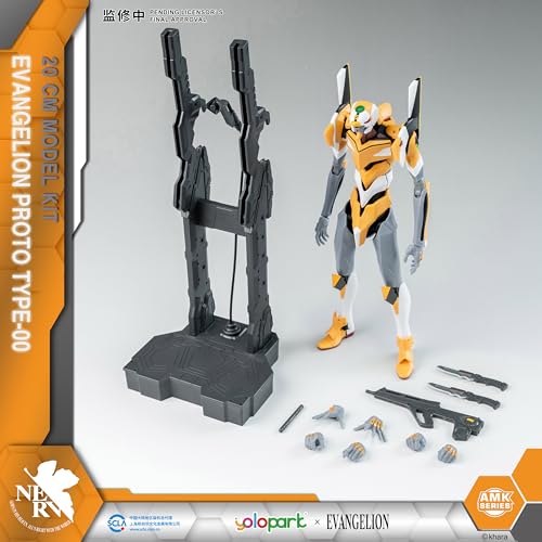 YOLOPARK Evangelion Figure - 7.87 Inch Highly Articulated Humanoid Decisive Weapon Neon Genesis Evangelion Model Kit (EVA-00) - Image 2