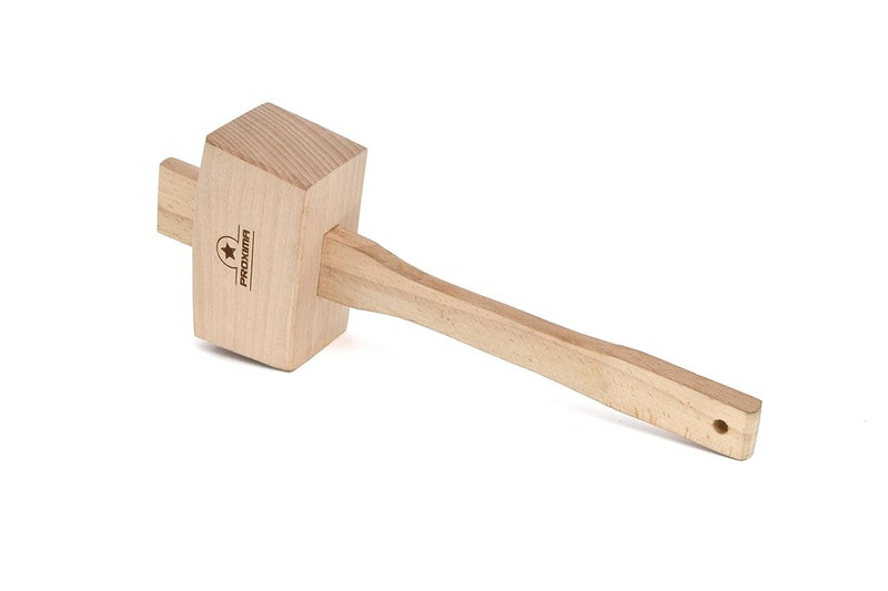 Proxima BEECH WOODEN MALLET Solid Beech Wood Wooden Mallet Hammer Woodworking Tool Carving Mallet  - Image 3