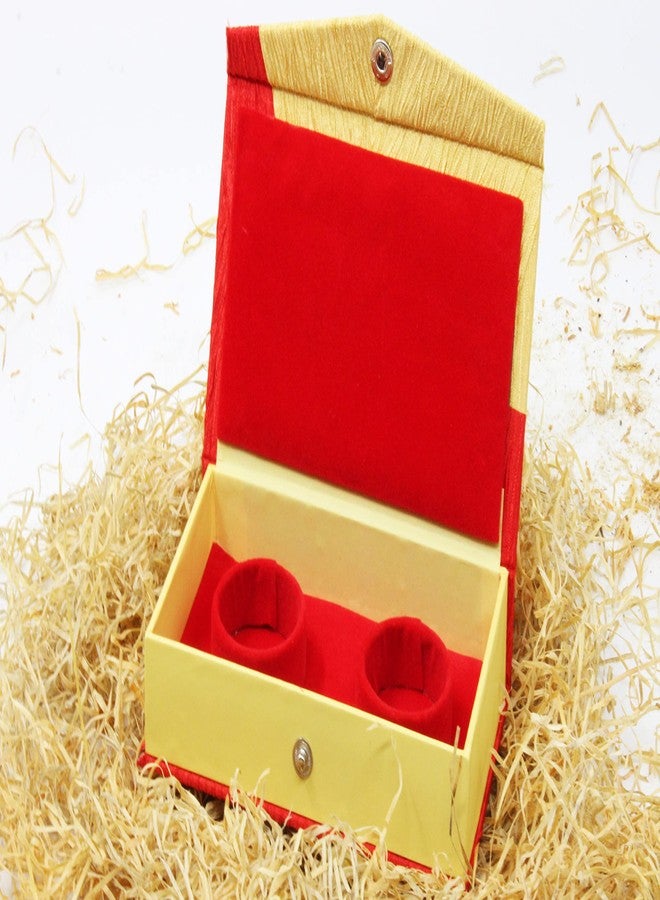 LUCES Jewellery Bracelet Pair Bangle Set Display Organiser Anklet Storage Box Case Showcase Wedding Jewelry Storage Holder Pack of 2 Golden - Image 4