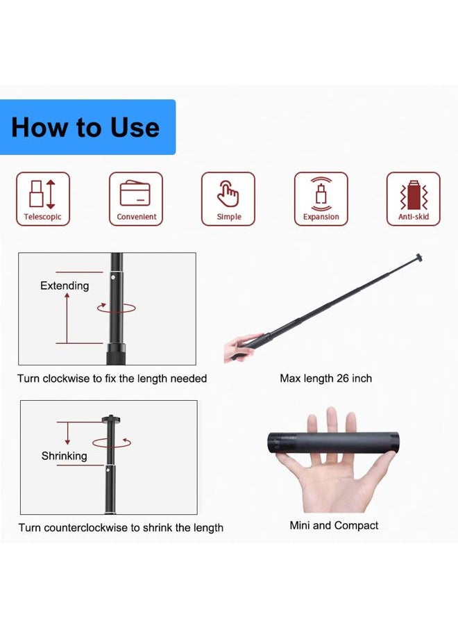 JCWINY - 30" Tall Webcam Stand Tripod Extendable Desktop Tabletop Webcam Tripod Web Camera Mount Aluminum Desk Tripods Stand for Logitech Brio Webcam C925e C922x C930e C922 C930 C920 C615 iPhone Camera - Image 1