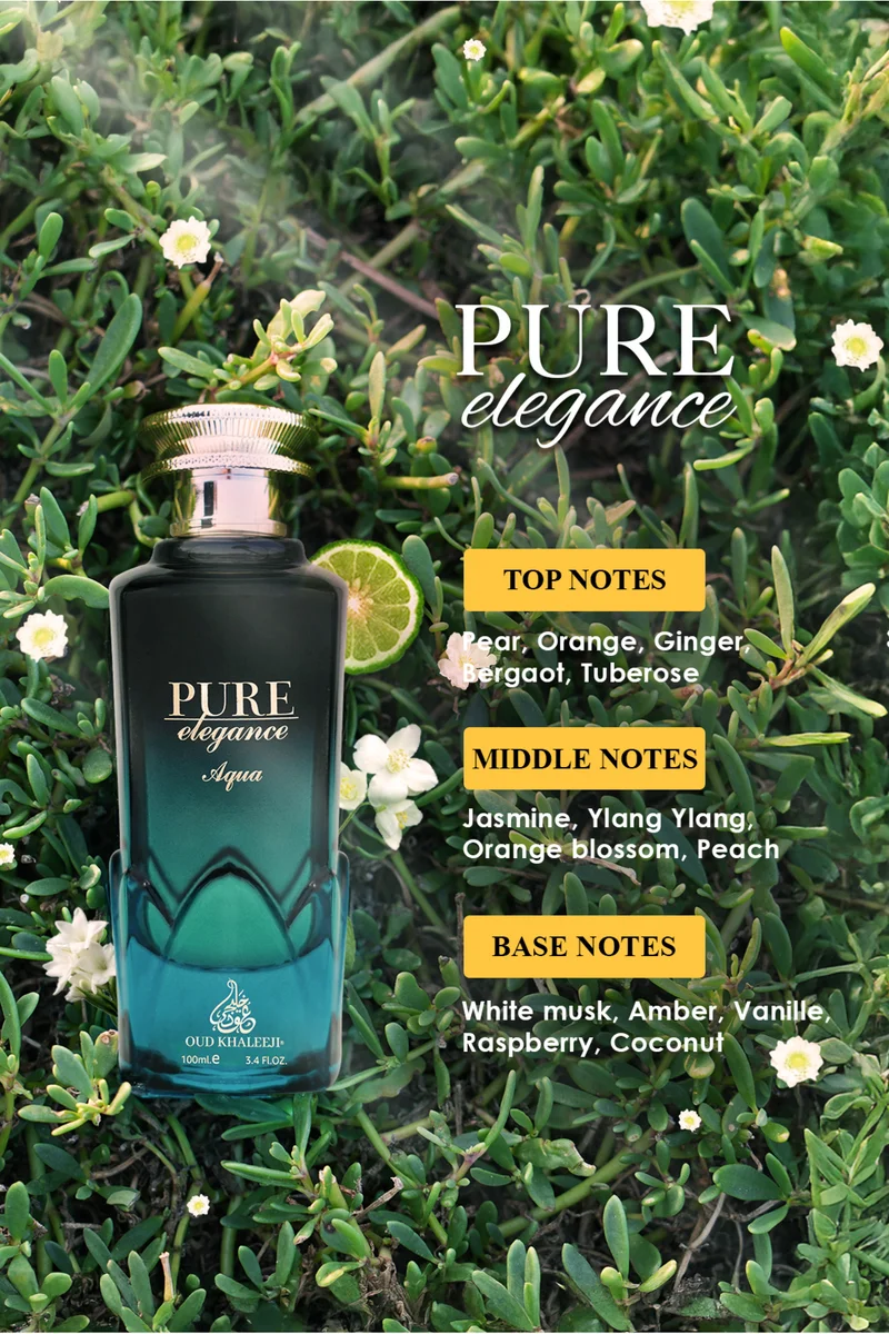 عود خليجي PURE ELEGANCE AQUA 100 ml - Endless Refresh, All Day