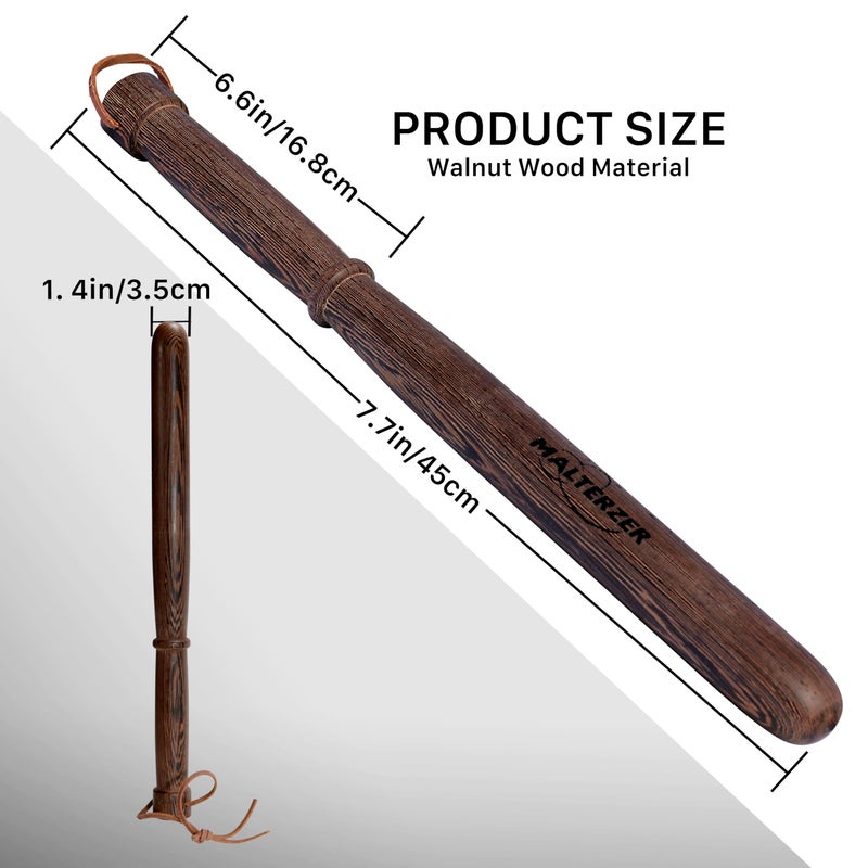 MALTERZER Wooden Tire Checker for Truckers Tool for Checking Tire Pressure, Wheel & Tire Accessories & Parts, Tire Repair Tools Fish Bat Self Defense - Image 3