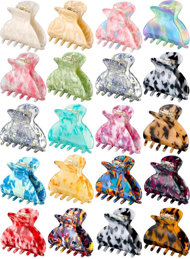 Janinka 18 Pcs Tortoise Shell French Barrettes - 2.6 Inch Banana Celluloid Hair Clips, Leopard Print Hair Accessories for Women - Image 1