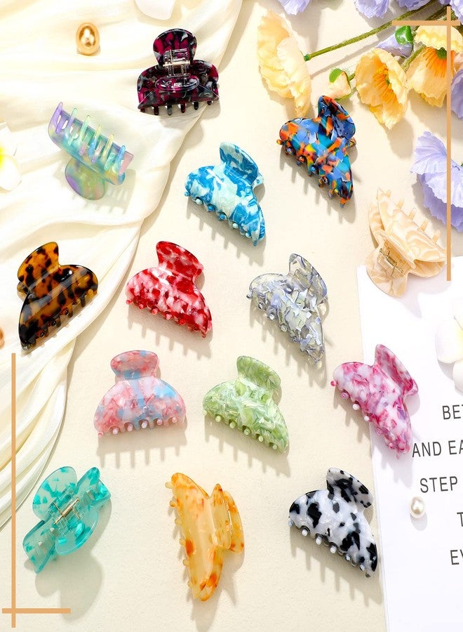 Janinka 18 Pcs Tortoise Shell French Barrettes - 2.6 Inch Banana Celluloid Hair Clips, Leopard Print Hair Accessories for Women - Image 5