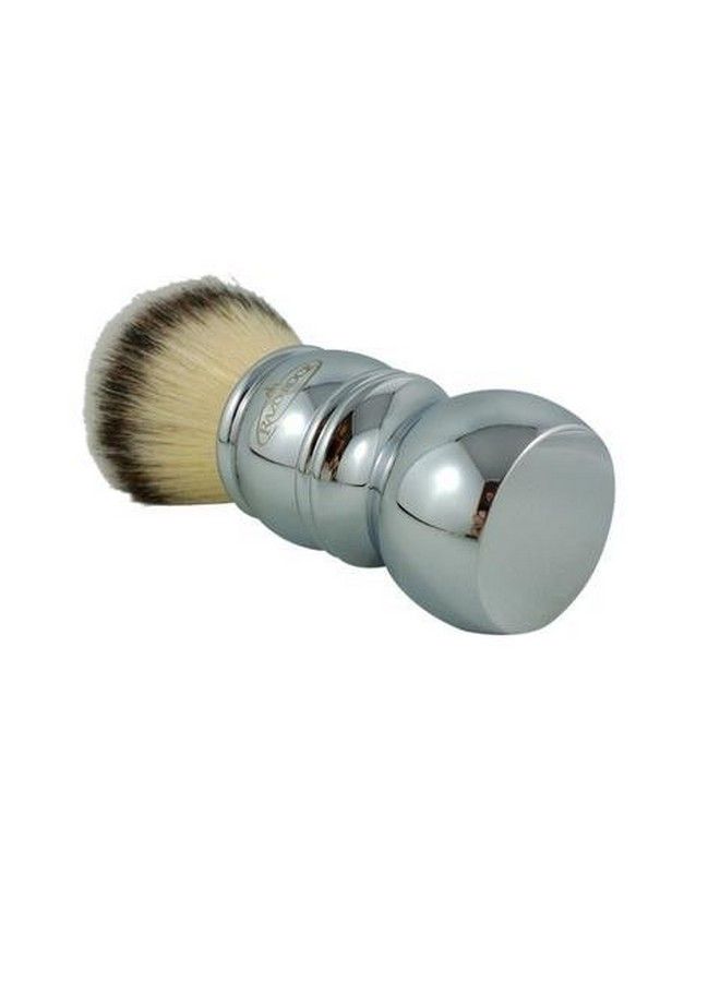 RazoRock Chrome Silvertip Plissoft Synthetic Shaving Brush - Image 3