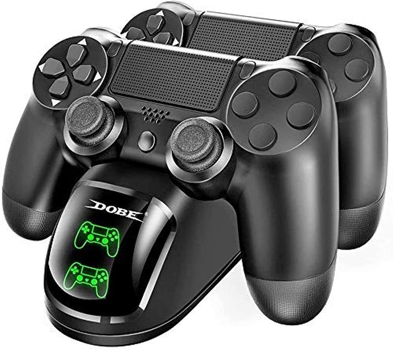 Dobe New World Ps4 Controller Charging Dock With Cable (Black), USB - Image 1