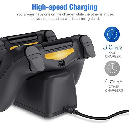 Dobe New World Ps4 Controller Charging Dock With Cable (Black), USB - Image 5