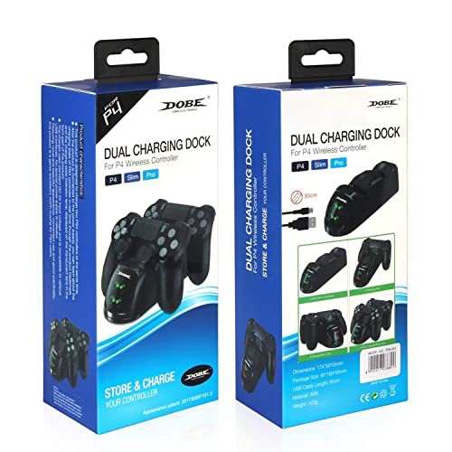 Dobe New World Ps4 Controller Charging Dock With Cable (Black), USB - Image 4