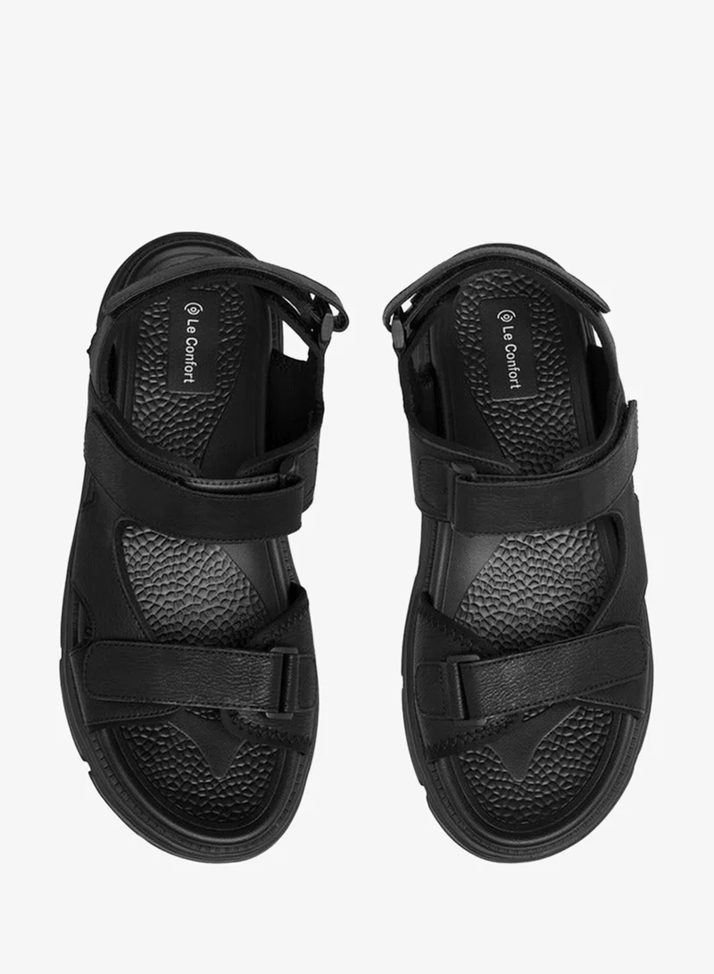 لو كونفورت صنادل رجالية بشريط لاصق