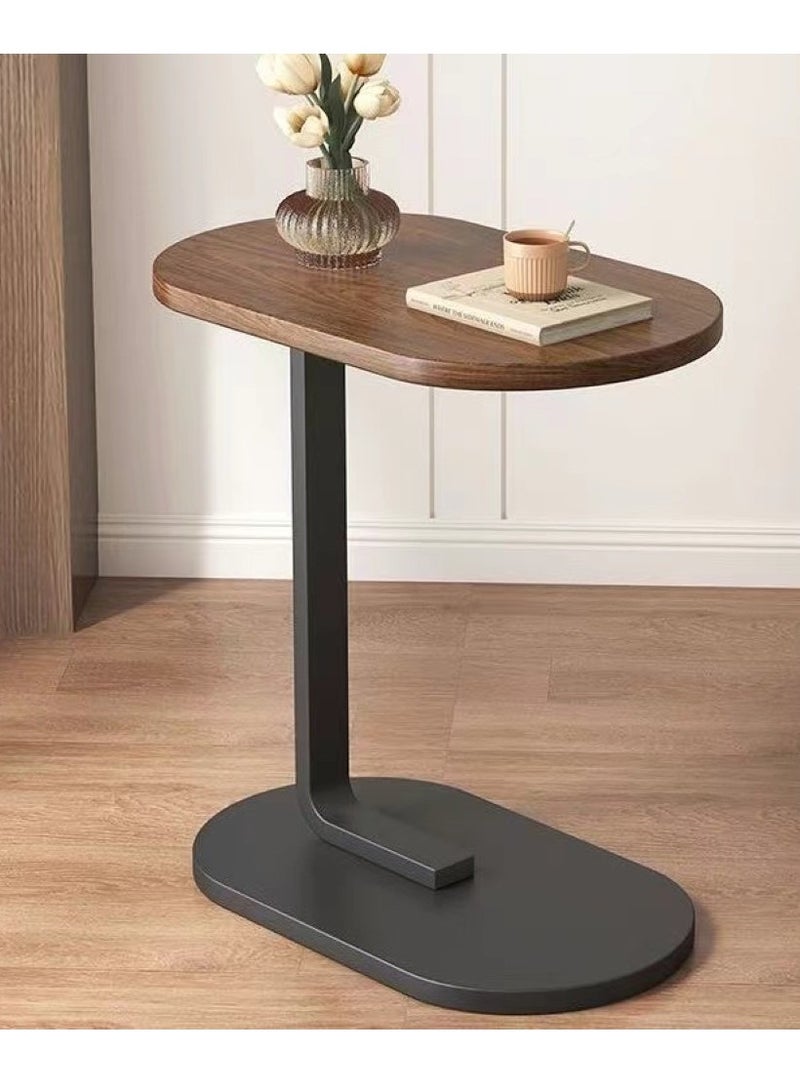 Kutis 1-Piece Coffee Table Sofa Table Bedroom Side Table Brown/Black 45x30x60 Centimeter  - Image 1