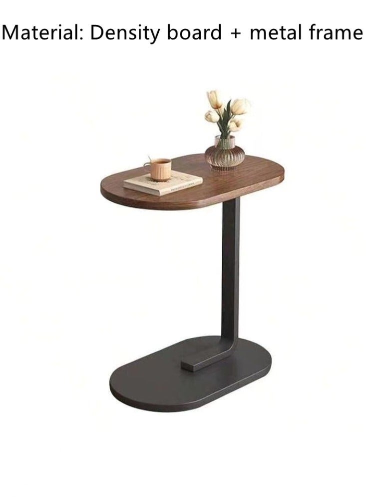 Kutis 1-Piece Coffee Table Sofa Table Bedroom Side Table Brown/Black 45x30x60 Centimeter  - Image 4