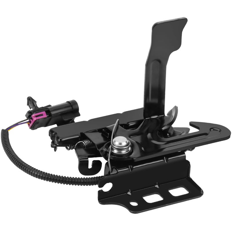 HHCSOP Front Hood Latch Lock Assembly wSensor Switch Fits for Chevy Silverado Suburban Tahoe Avalanche Impala Malibu GMC Sierra Yukon XL Escalade 2006 2007 2008 2009 2010 2011 2012 2013 2014 2015 15139168 - Image 2