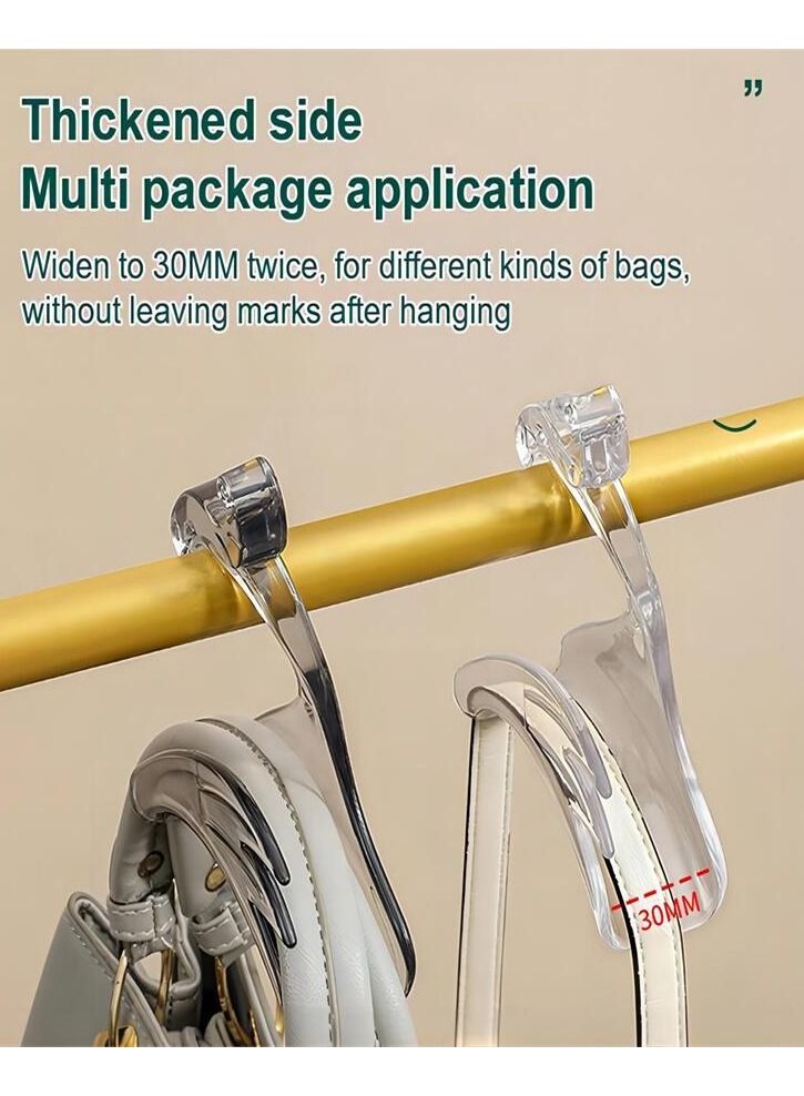 2 PCS Hanging Handbag Purse Organizer for Closet, Purse Bag Storage Holder for Wardrobe Closet Space Saving Purse Organizers System  - Image 5