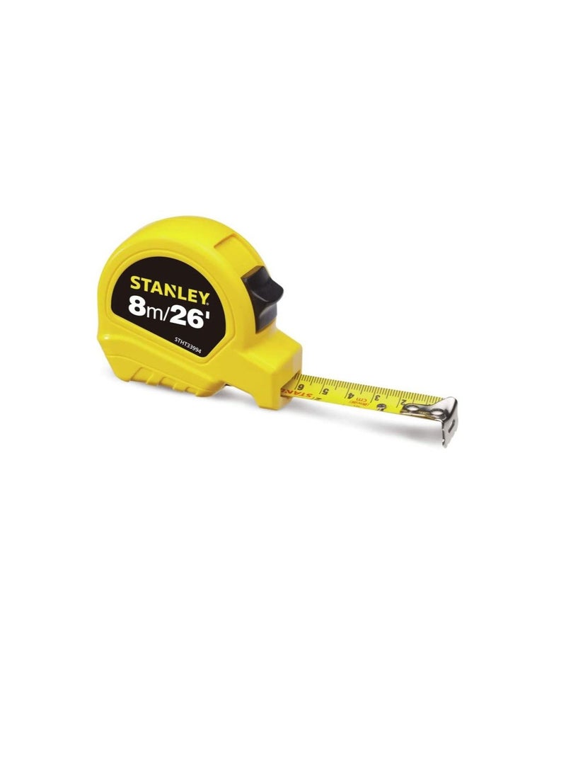 Stanley Stanley Short Tape, STHT33994-8, 8 Mtrs  - Image 1