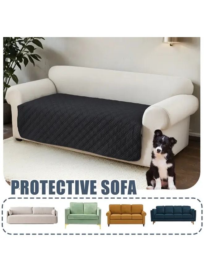 2Pcs Sand L Shaped Sofa Protection Pad Pet Resistant Furniture Cover Machine Washable - Image 5