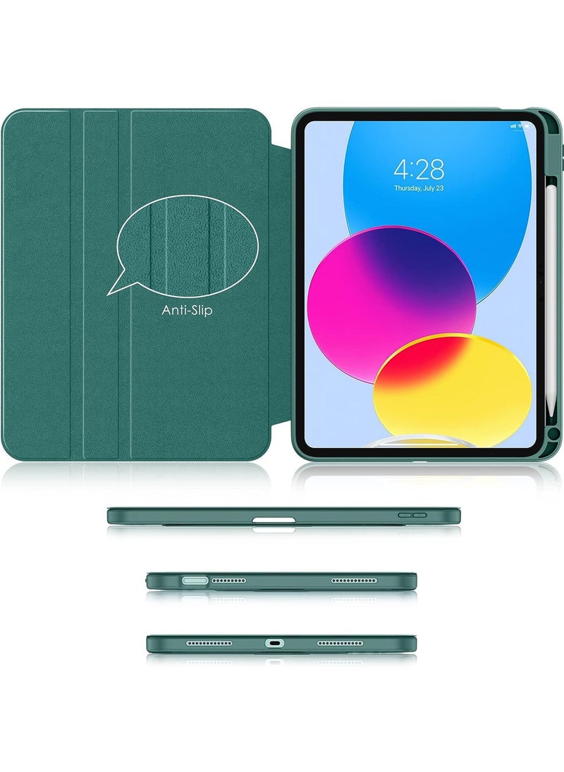 Rock Pow - Rotating Case for iPad (A16) 11th 11 inch 2025 Gen iPad 11 Case/Case For iPad 10th Gen Case 2022 iPad 10 Case with Pencil Holder, 360 Degree Rotation Protective Stand Cover Clear Back, Auto Wake/Sleep - Image 1